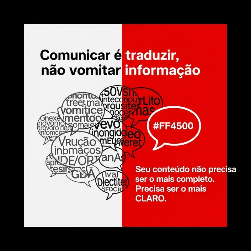 Exemplo de post 1 - Comunicação clara